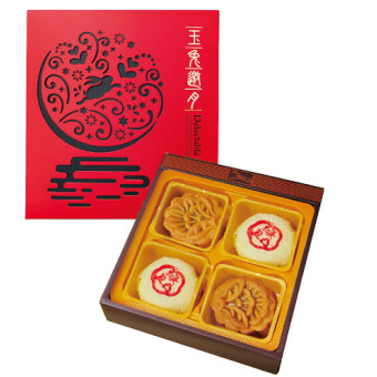 M11綜合綠豆椪月餅單層禮盒